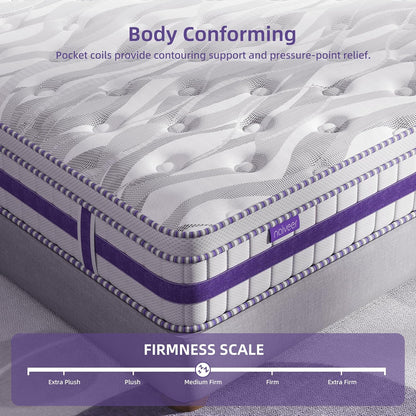 10 Inch Full Mattress Cooling Gel Memory Foam with CertiPUR-US Certified